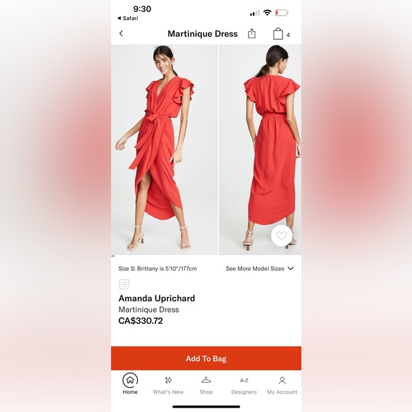 Amanda Uprichard Martinique Dress YELLOW never worn :( - Picture 1 of 6